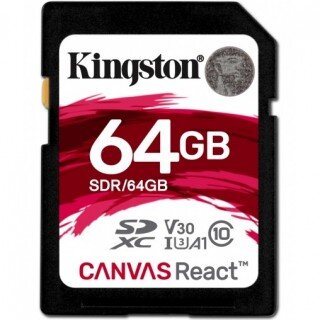 Kingston Canvas React 64 GB (SDR/64GB) SD kullananlar yorumlar